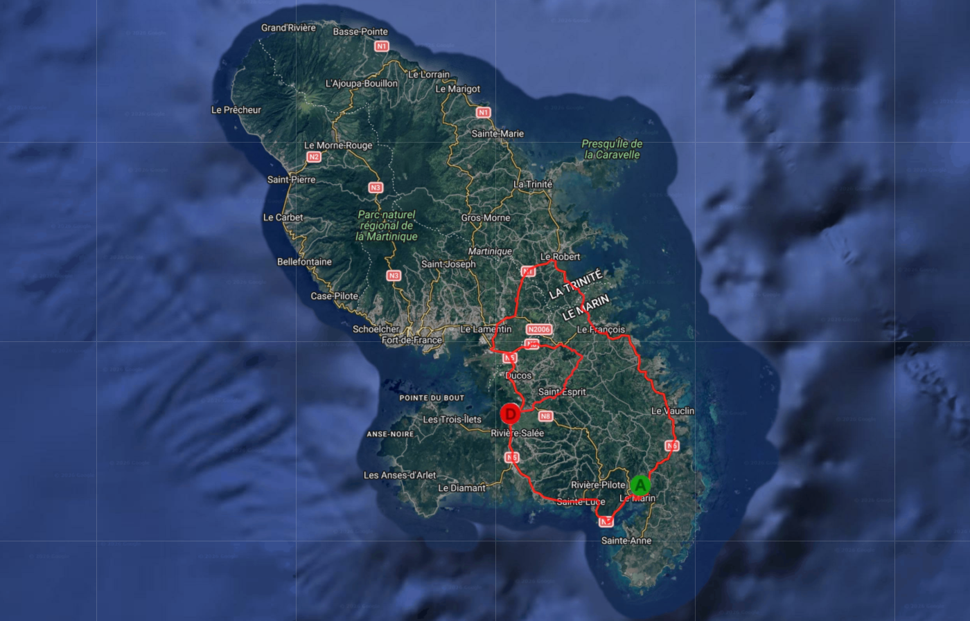Parcours de l'étape