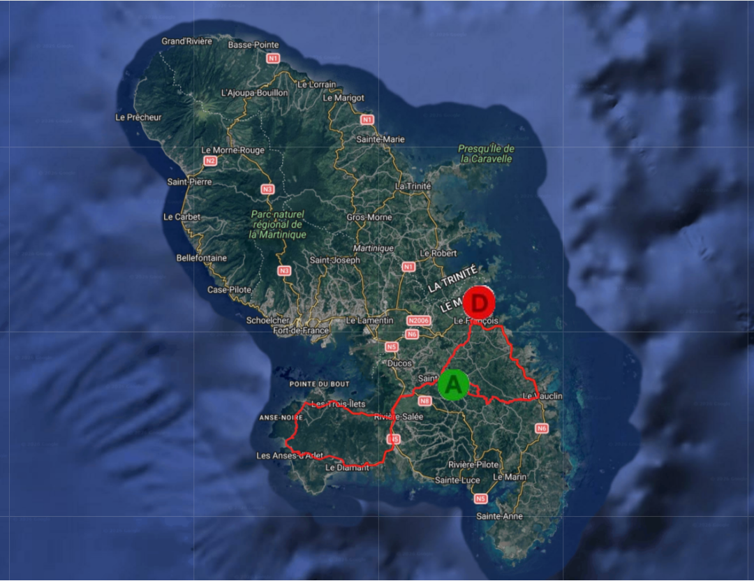 Parcours de l'étape 7
