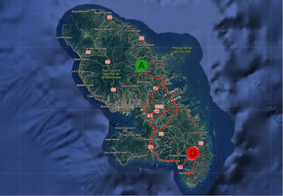 Parcours de l'étape