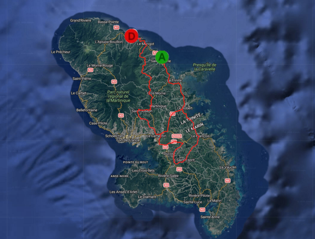 Parcours de l'étape 4