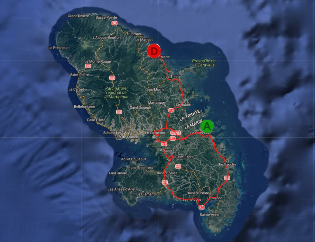 Parcours de l'étape 4